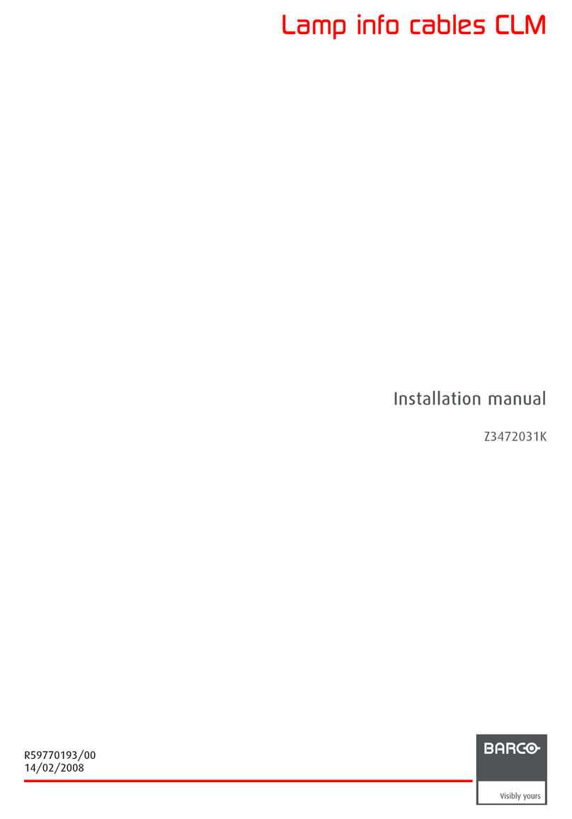 Barco CLM installation manual