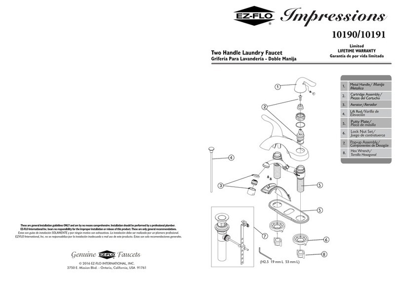 EZ FLO Impressions 10190 quick start guide