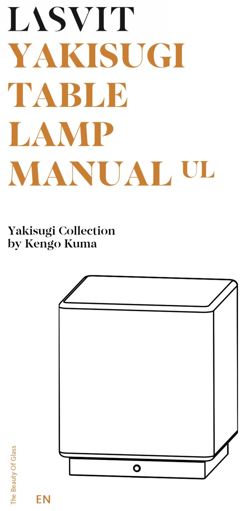 Lasvit Yakisugi CL035TA-4UL manual