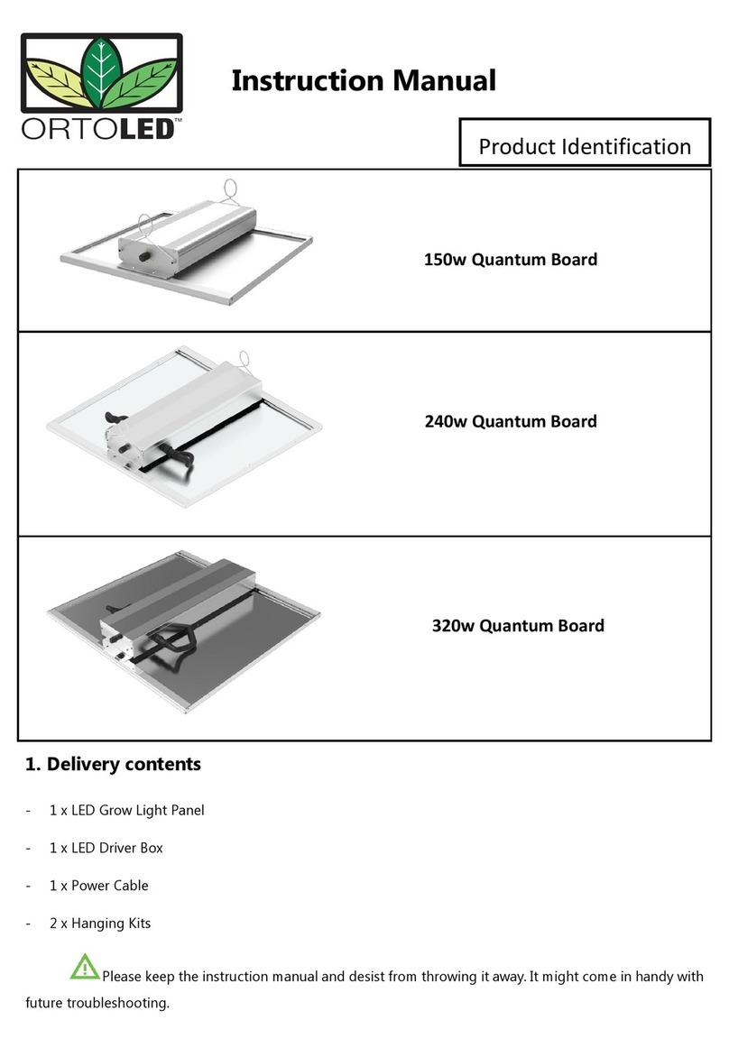 ORTOLED QB-150W instruction manual