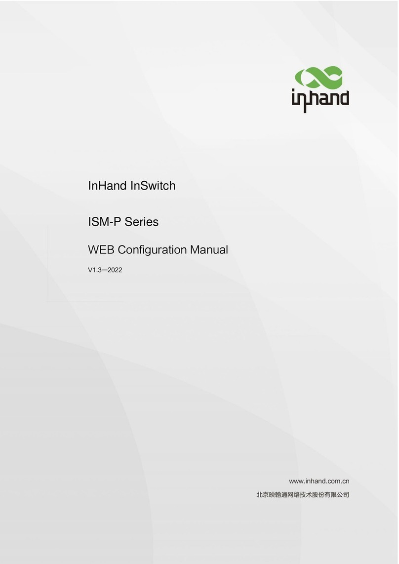 InHand InSwitch ISM-P Series Web Config Manual