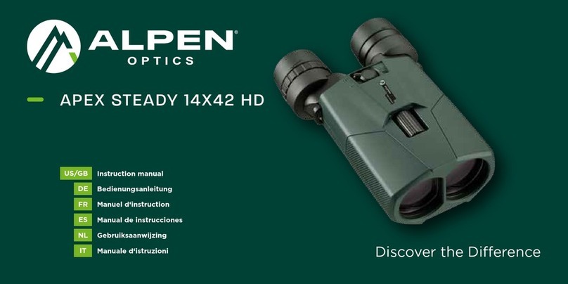 Alpen Optics APEX STEADY 14X42 HD instruction manual Alpen Optics APEX STEADY 14X42 HD instruction manual