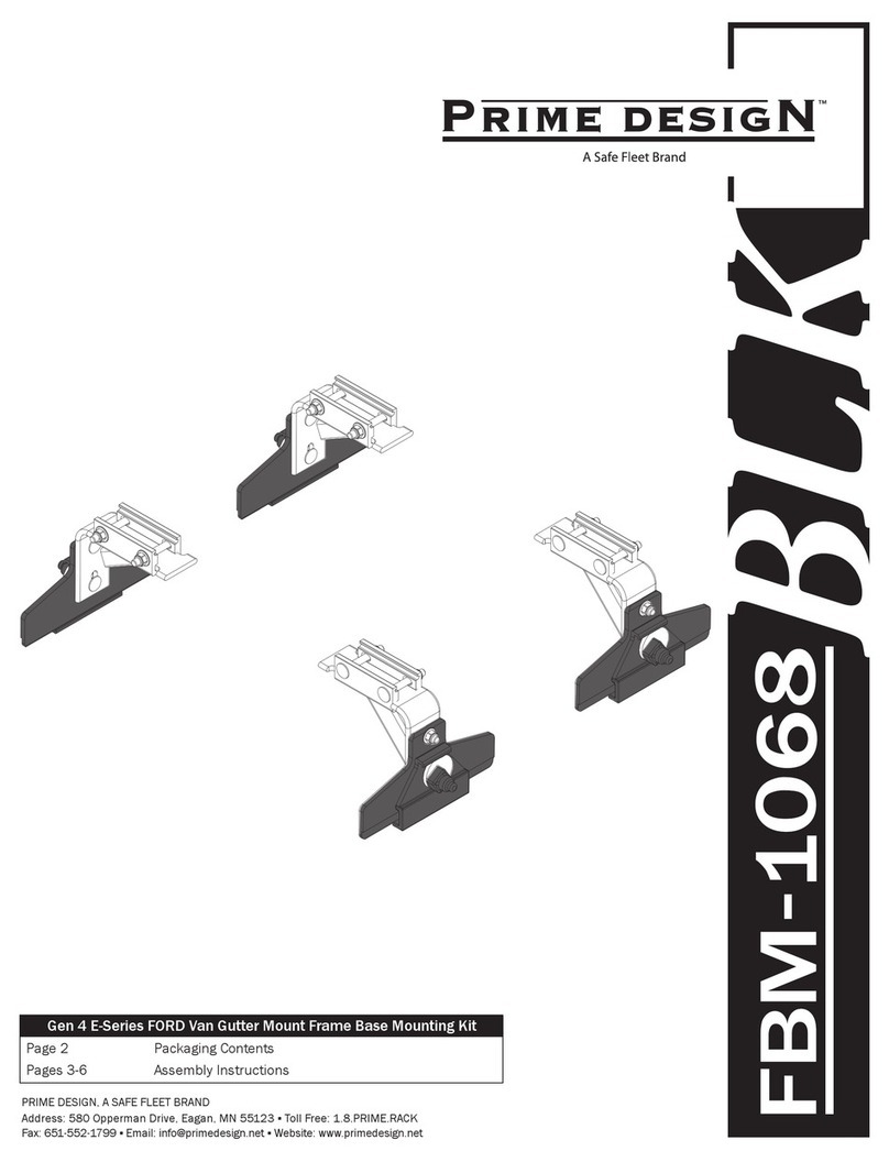 Safe Fleet Prime Design FBM-1068-BLK User manual