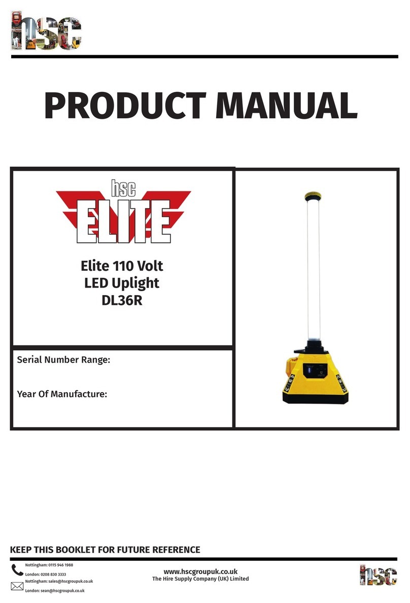 HSC Elite DL36R User manual