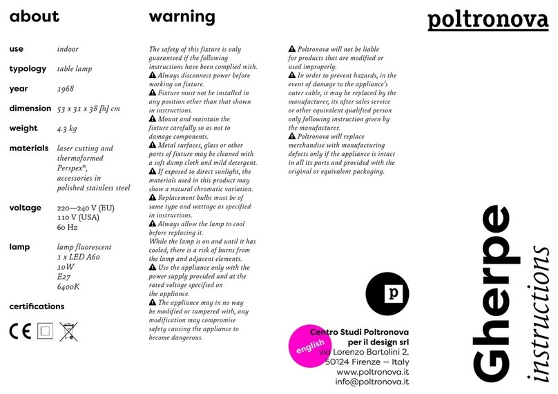 Poltronova Gherpe instructions