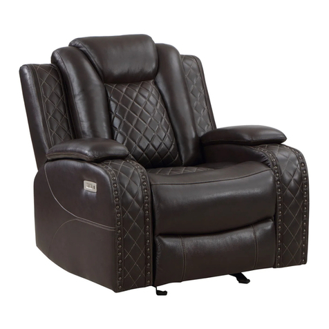 New Classic Furniture JOSHUA LEATHER L1716-13P2 Assembly instructions