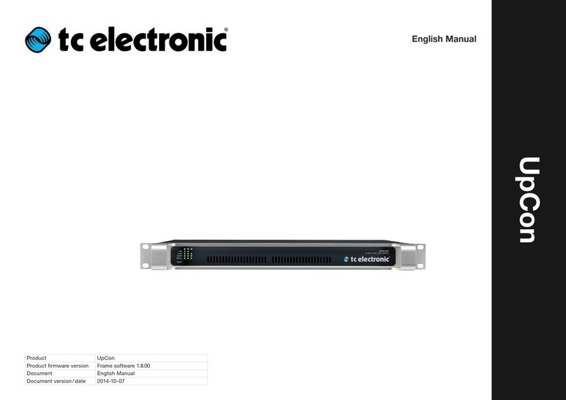 TC Electronic UpCon User manual