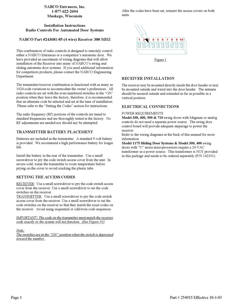 Nabco 243681-05 User manual