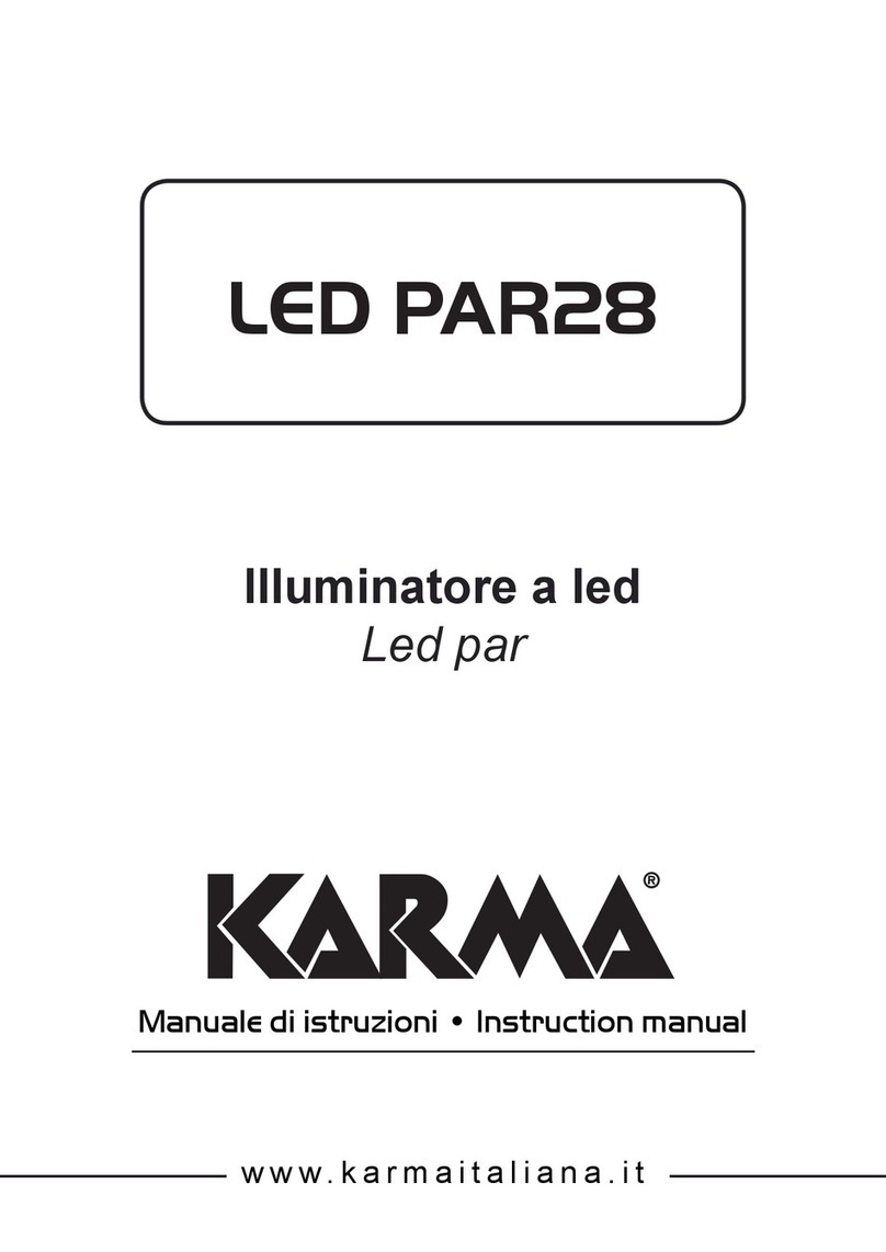 Karma LED PAR28 User manual