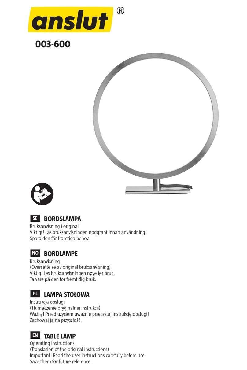 Anslut 003-600 User manual