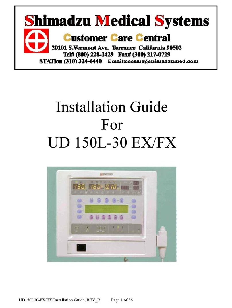 Shimadzu UD 150L-30 EX User manual