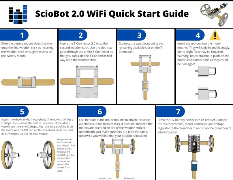Nonscio ScioBot 2.0 WiFi quick start guide
