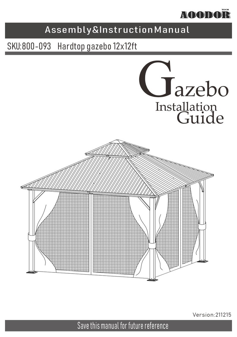 AOODOR 800-093 Assembly & instruction manual AOODOR 800-093 Assembly & instruction manual