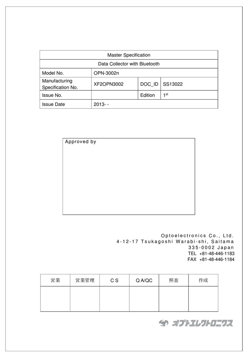 Optoelectronics OPN-3002n user manual Optoelectronics OPN-3002n user manual