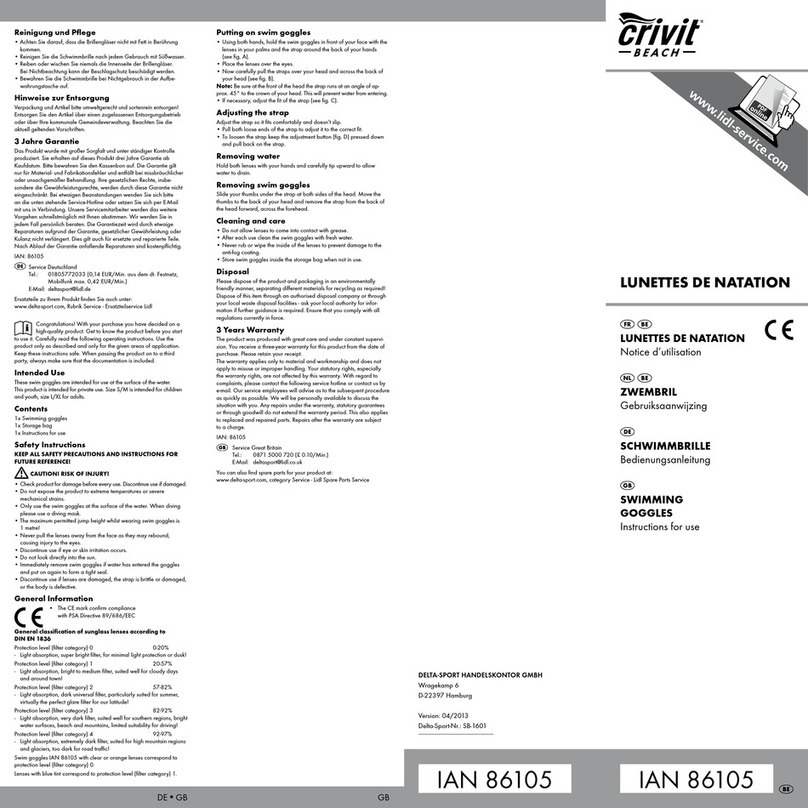 Crivit Beach 86105 Instructions for use