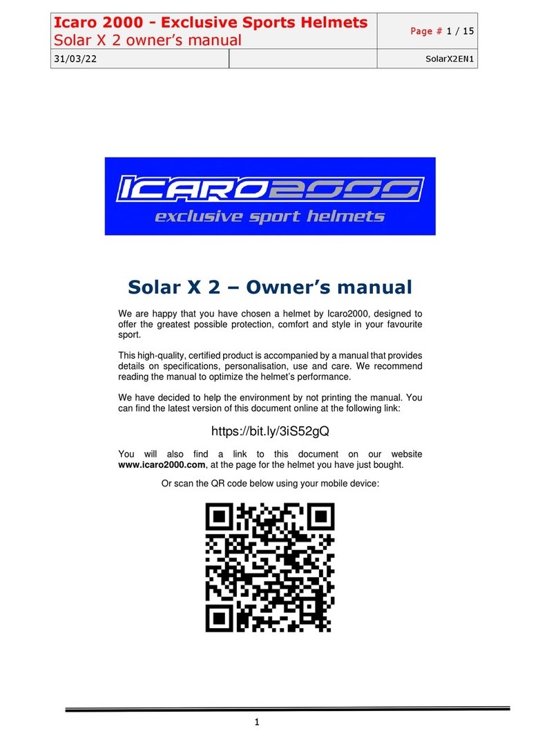 ICARO 2000 Solar X 2 owner's manual