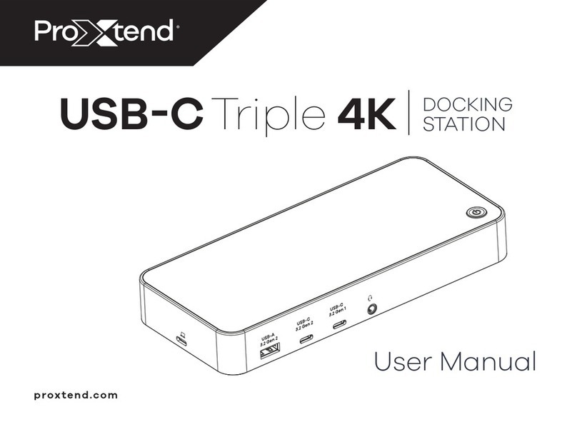 ProXtend DOCK3X4KUSBC-100PD user manual