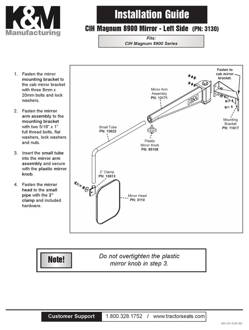 K&M CIH Magnum 8900 installation guide