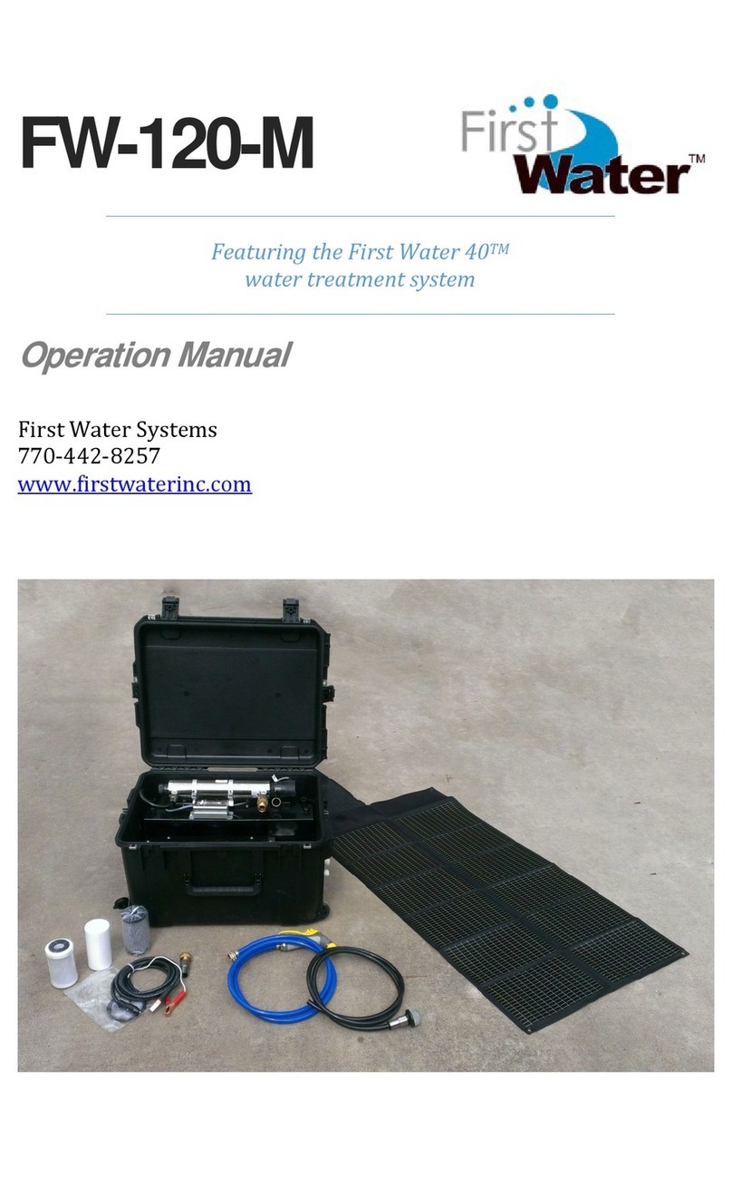First Water FW-120-M Operation manual