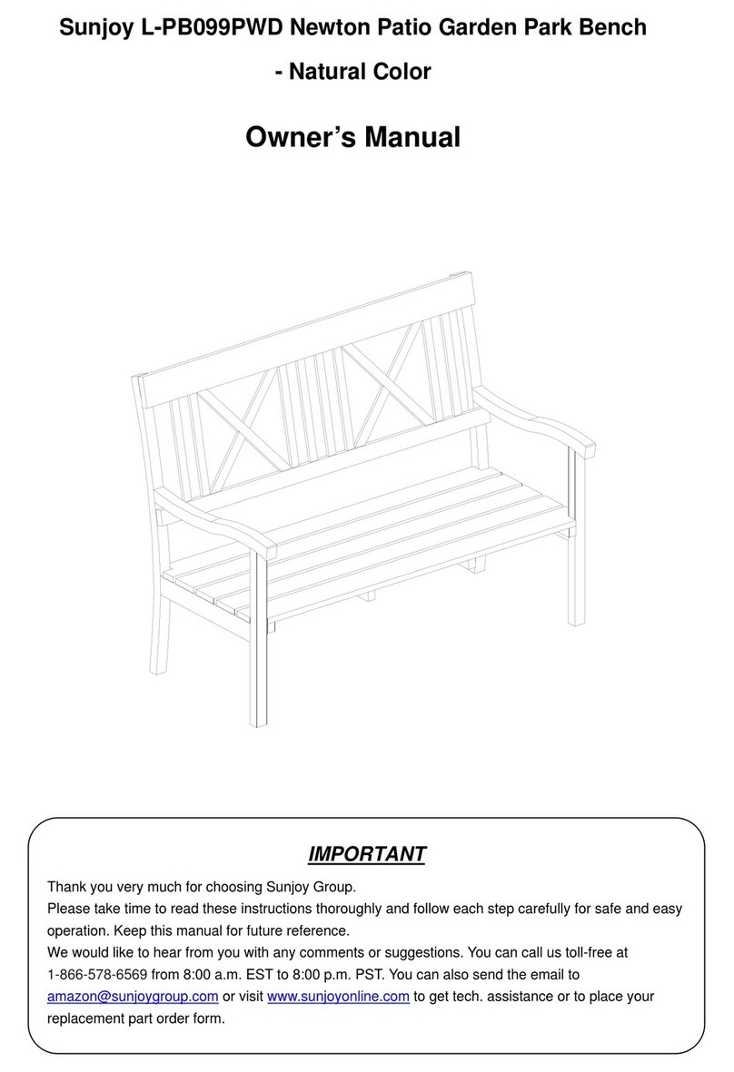 Sunjoy L-PB099PWD User manual Sunjoy L-PB099PWD User manual