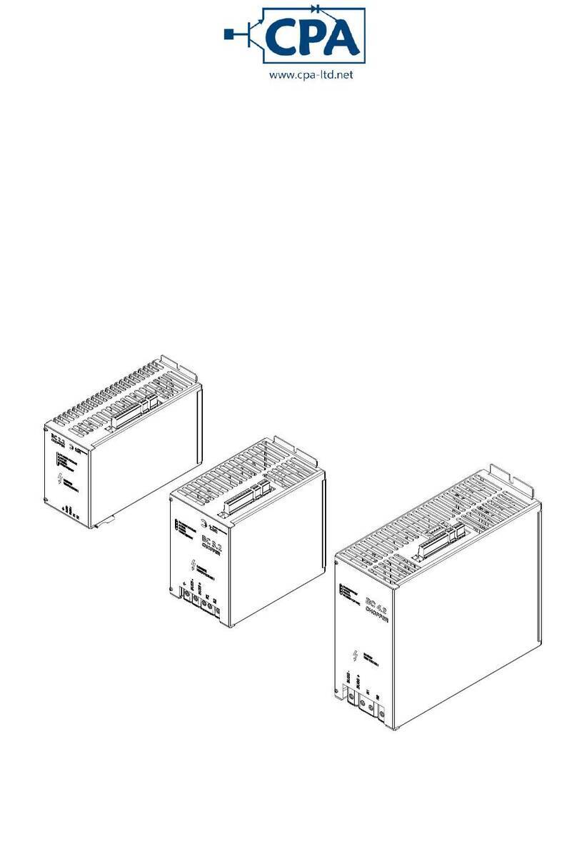 CPA BC 2.2 Series Instruction and operation manual