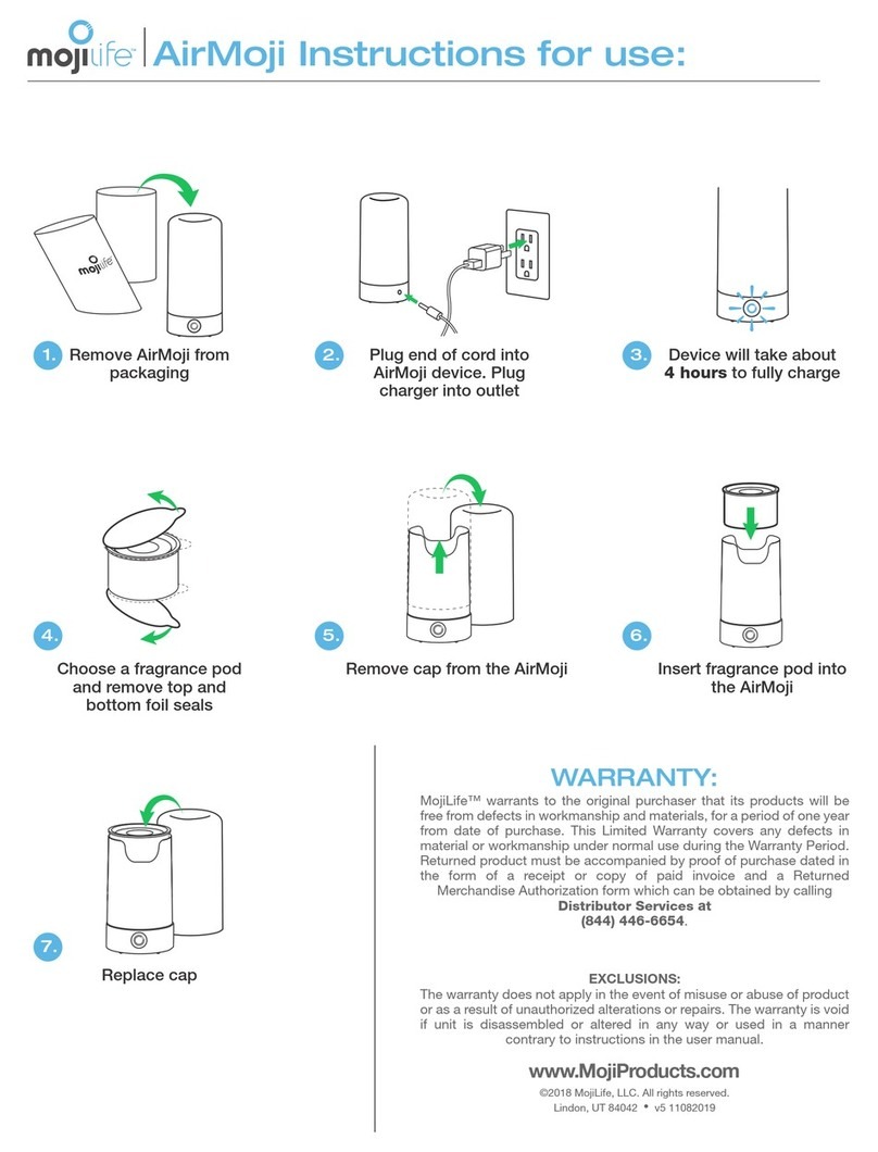 MojiLife AirMoji Instructions for use