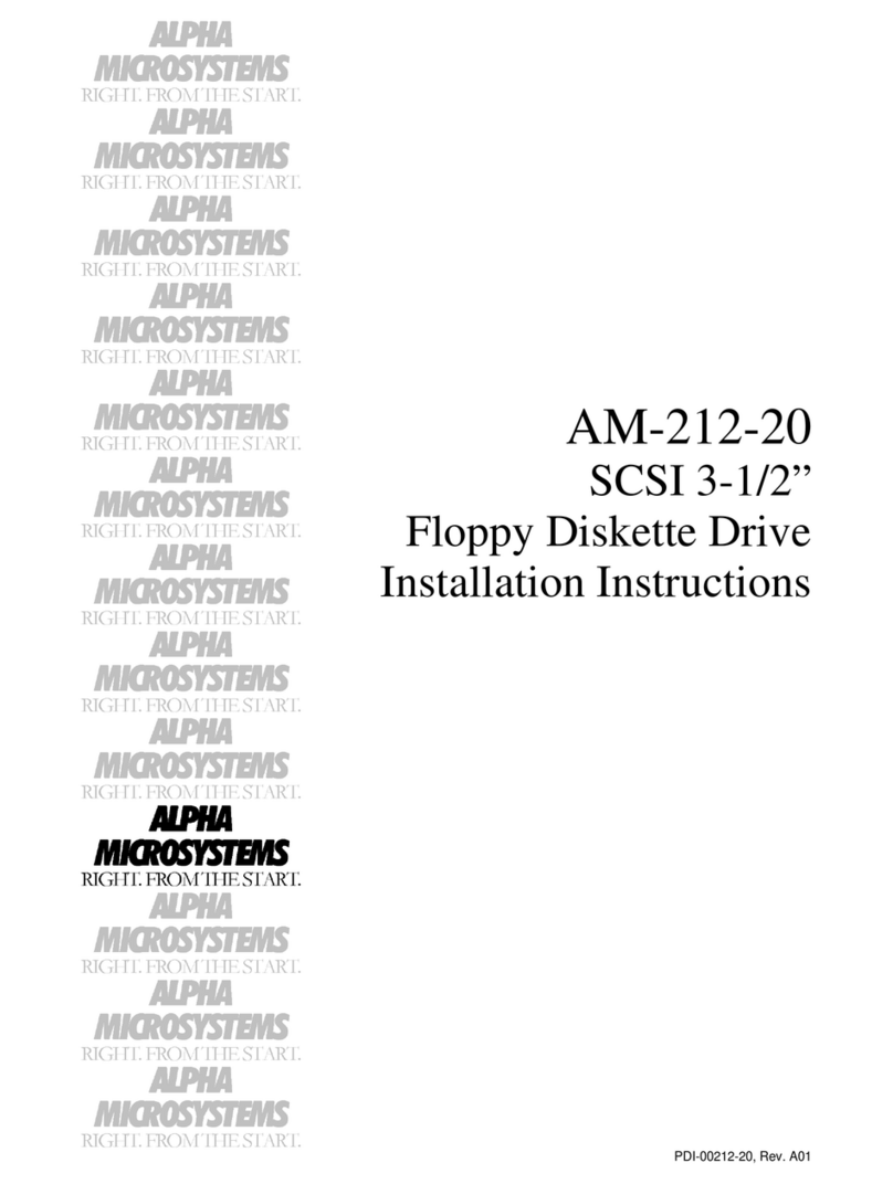 Alpha Microsystems AM-212-20 User manual