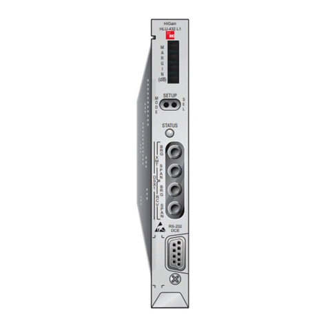 ADC HiGain HLU-432 User manual ADC HiGain HLU-432 User manual