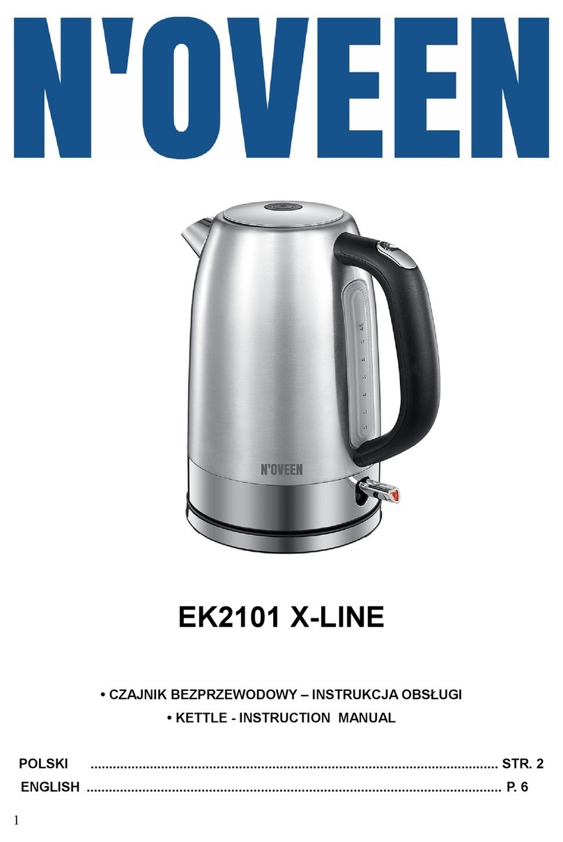 N'oveen X-LINE EK2101 instruction manual