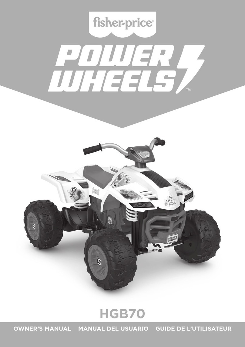 Fisher-Price Power Wheels HGB70 owner's manual