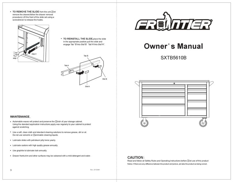 Frontier SXTB5610B owner's manual Frontier SXTB5610B owner's manual