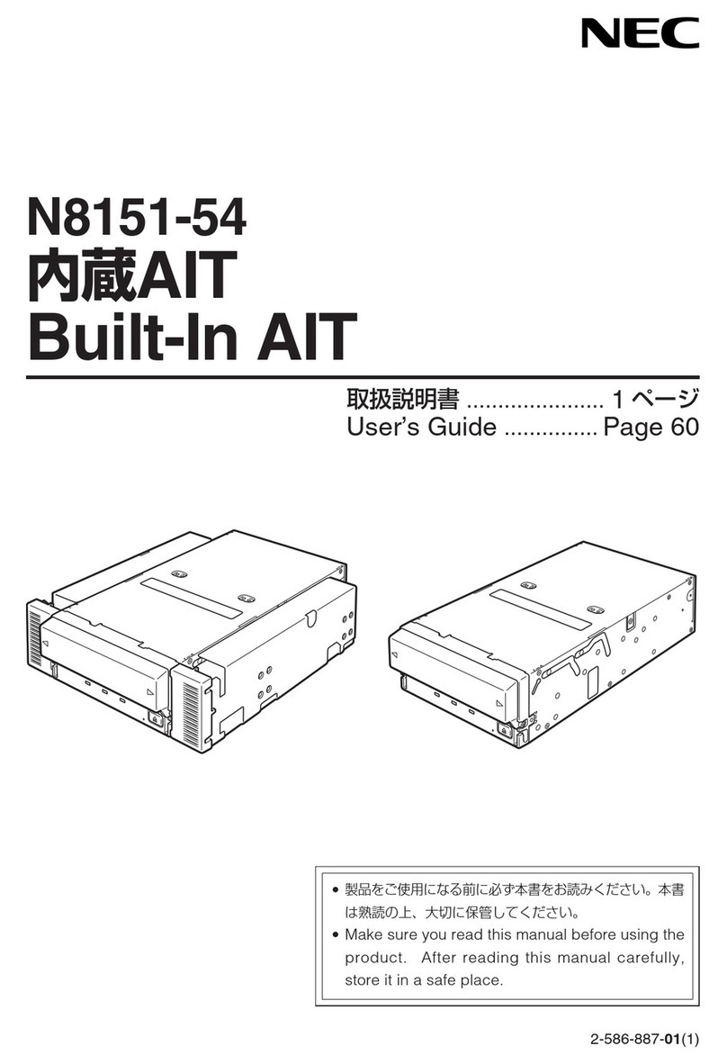 NEC N8151-54 User manual