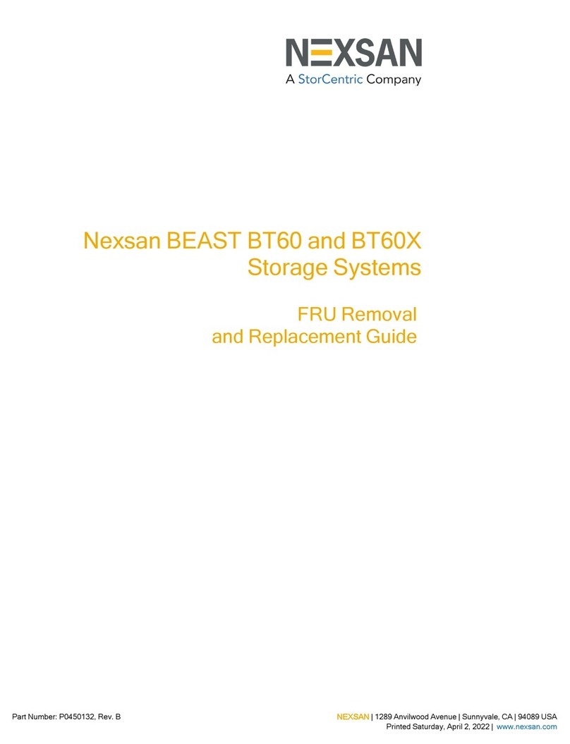 Nexsan BEAST BT60 Parts list manual