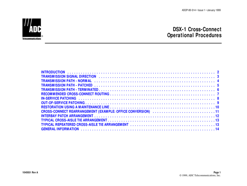 ADC DSX-1 Manual