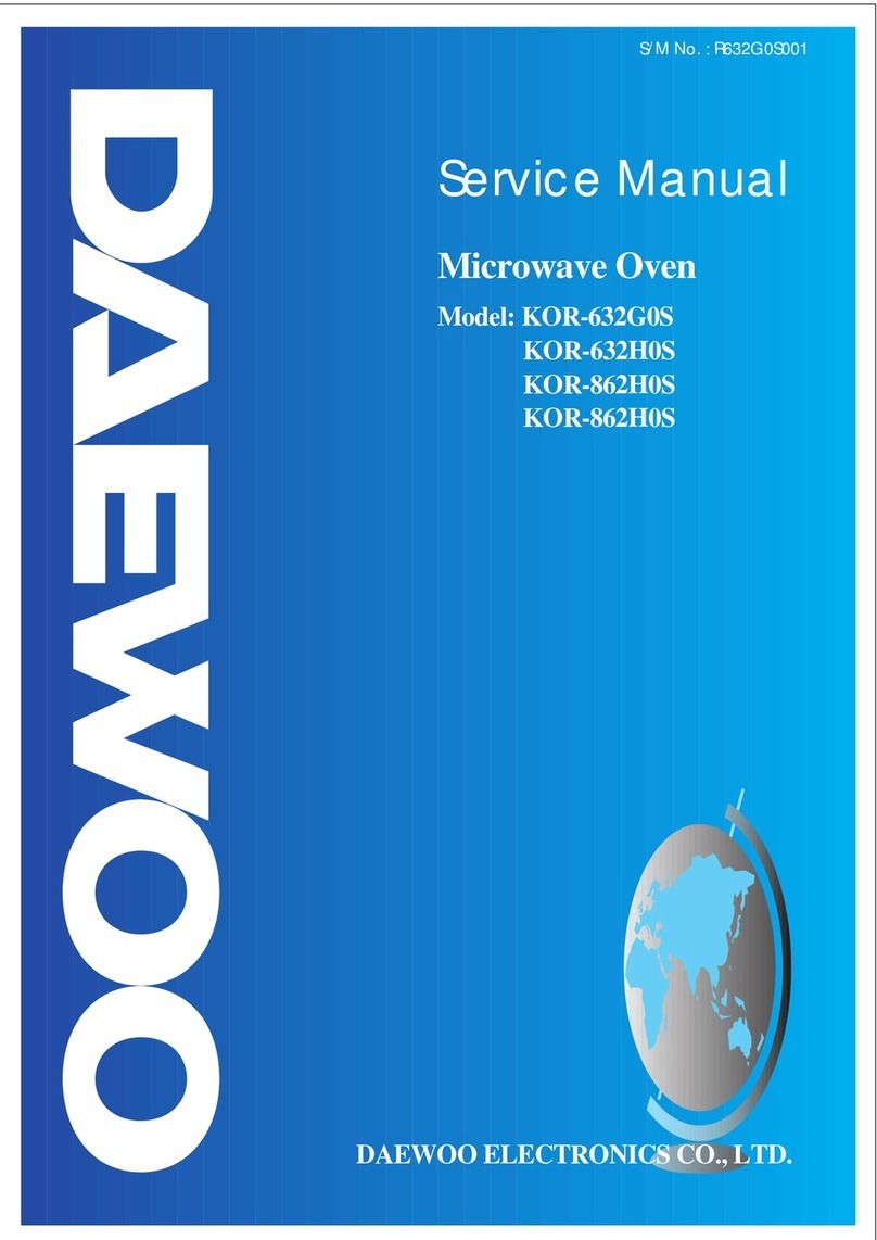Daewoo KOR-632G0S Service manual