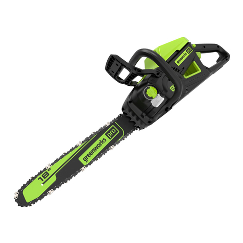 GreenWorks Pro CS80L03 User manual