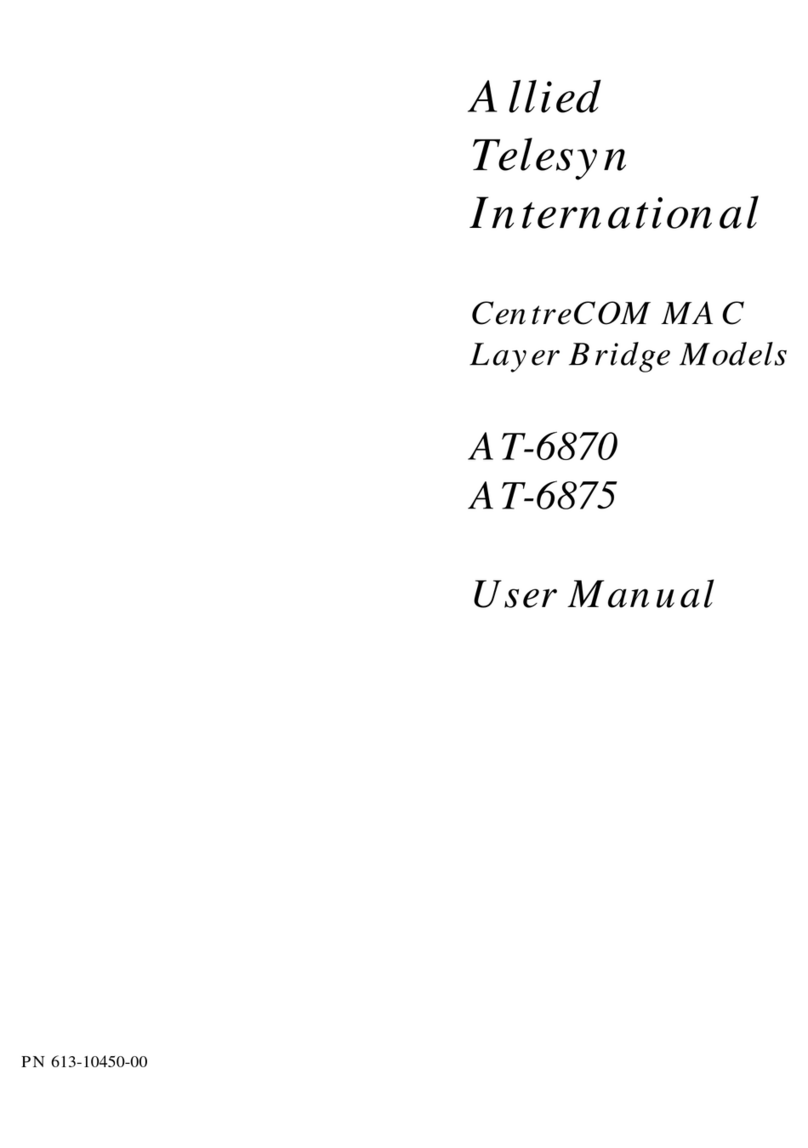 Allied Telesis CentreCOM AT-6870 user manual