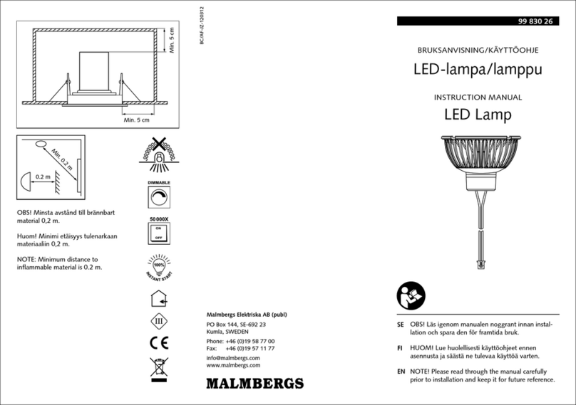 Malmbergs 9983026 instruction manual