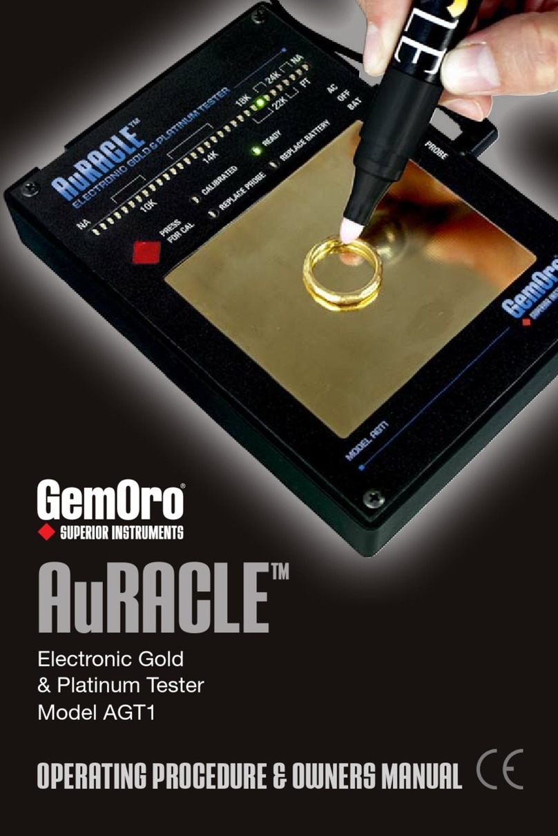 GemOro AuRACLE AGT1 owner's manual