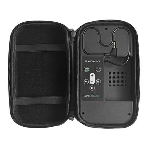 Megavoice Solar Speaker quick start guide