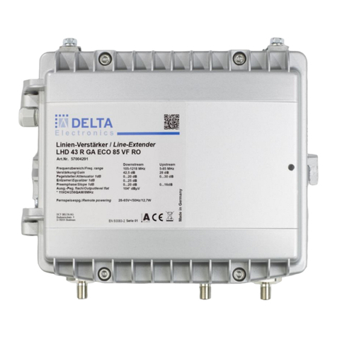 Delta Electronics LHD 43 GA ECO user manual