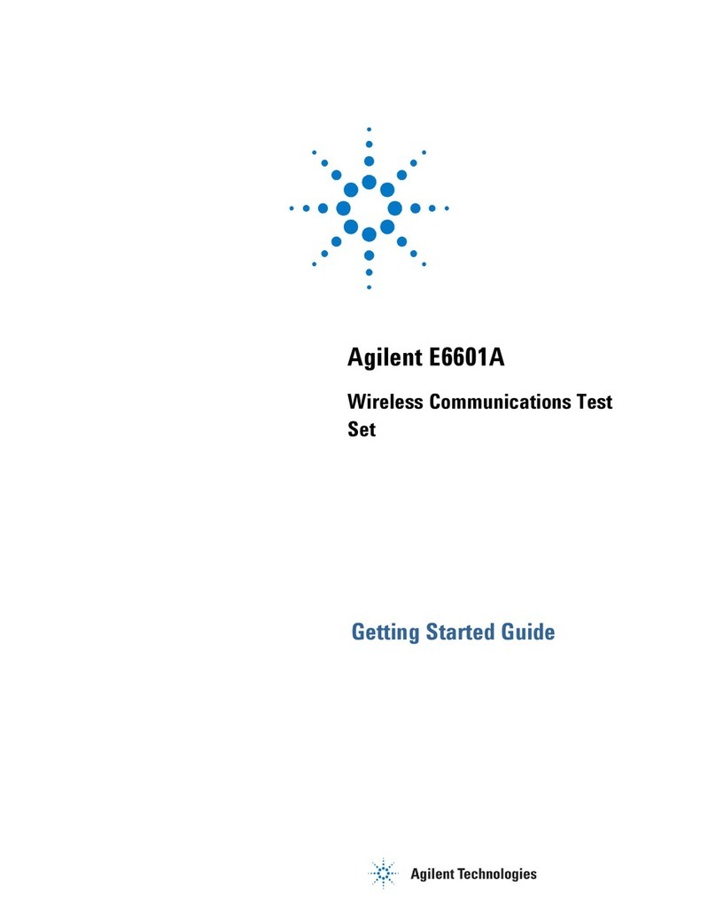 Agilent Technologies e6601a User manual