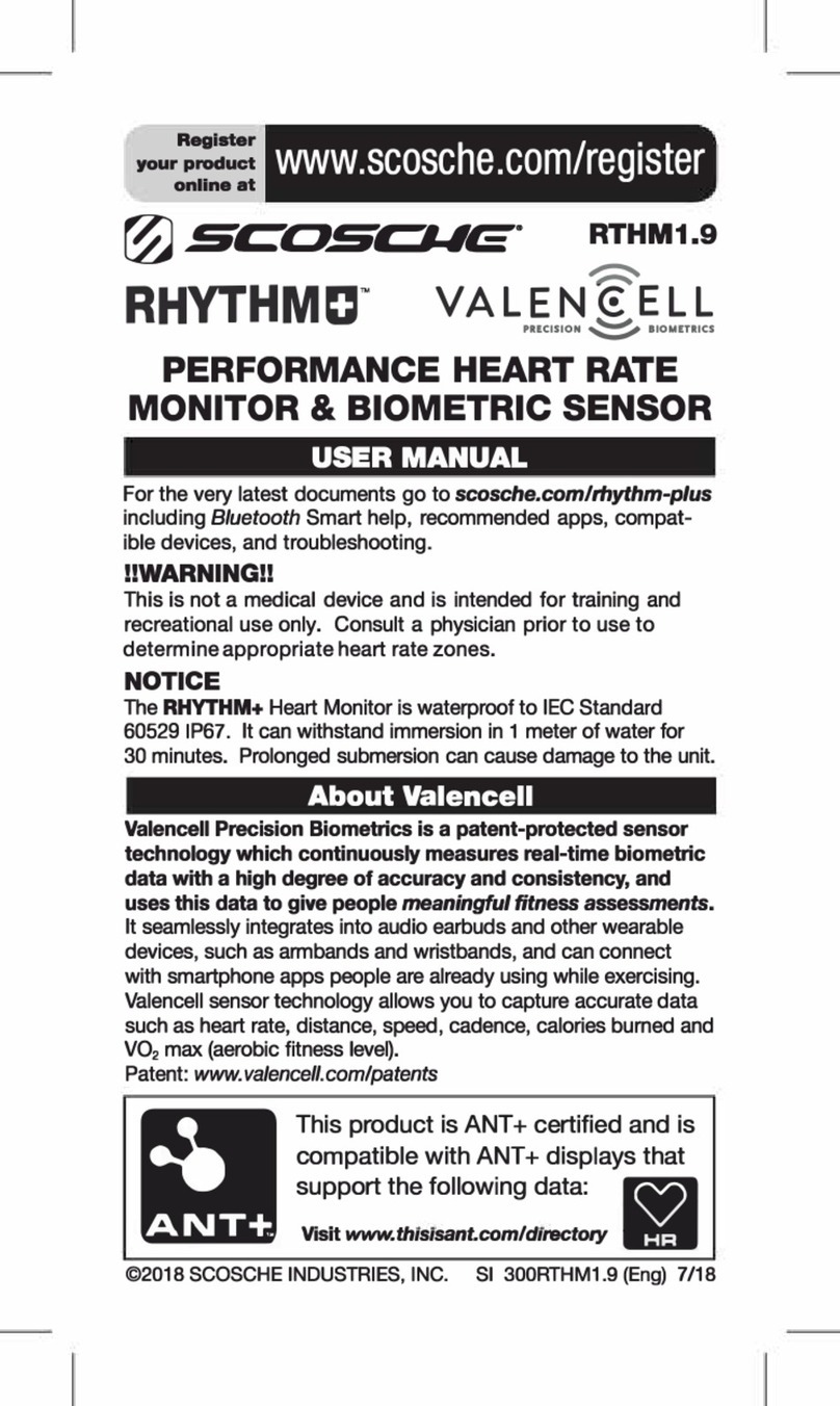 Scosche RHYTHM+ User manual