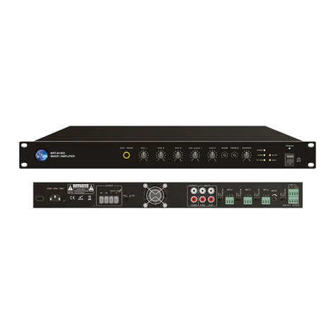 MIXHITS AUDIO MRT-B120D Operation manual