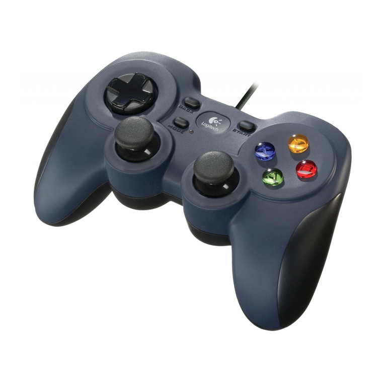 Logitech Gamepad F310 User manual Logitech Gamepad F310 User manual