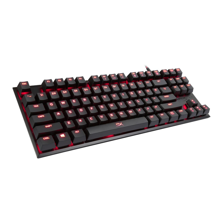 HyperX Alloy FPS Pro HX-KB4RD1 user manual