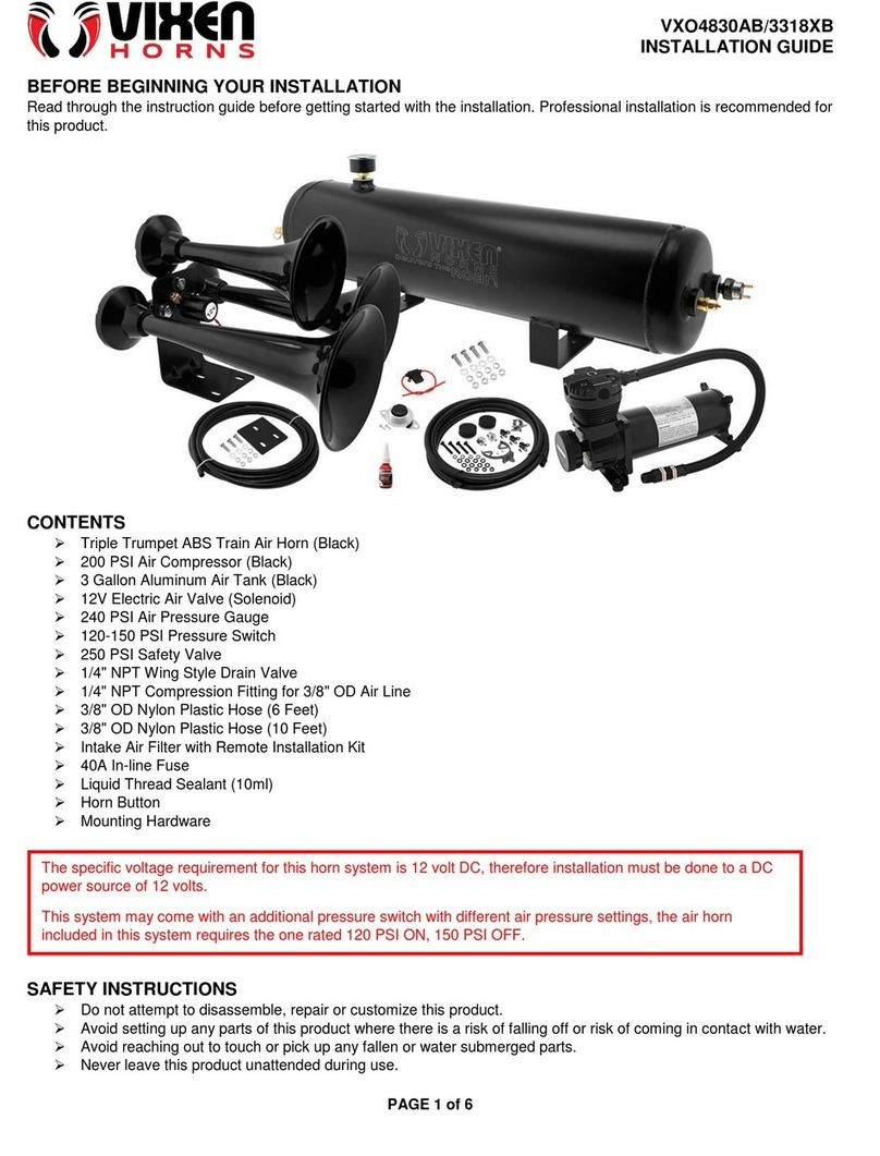 Vixen Horns VXO4830AB/3318XB User manual