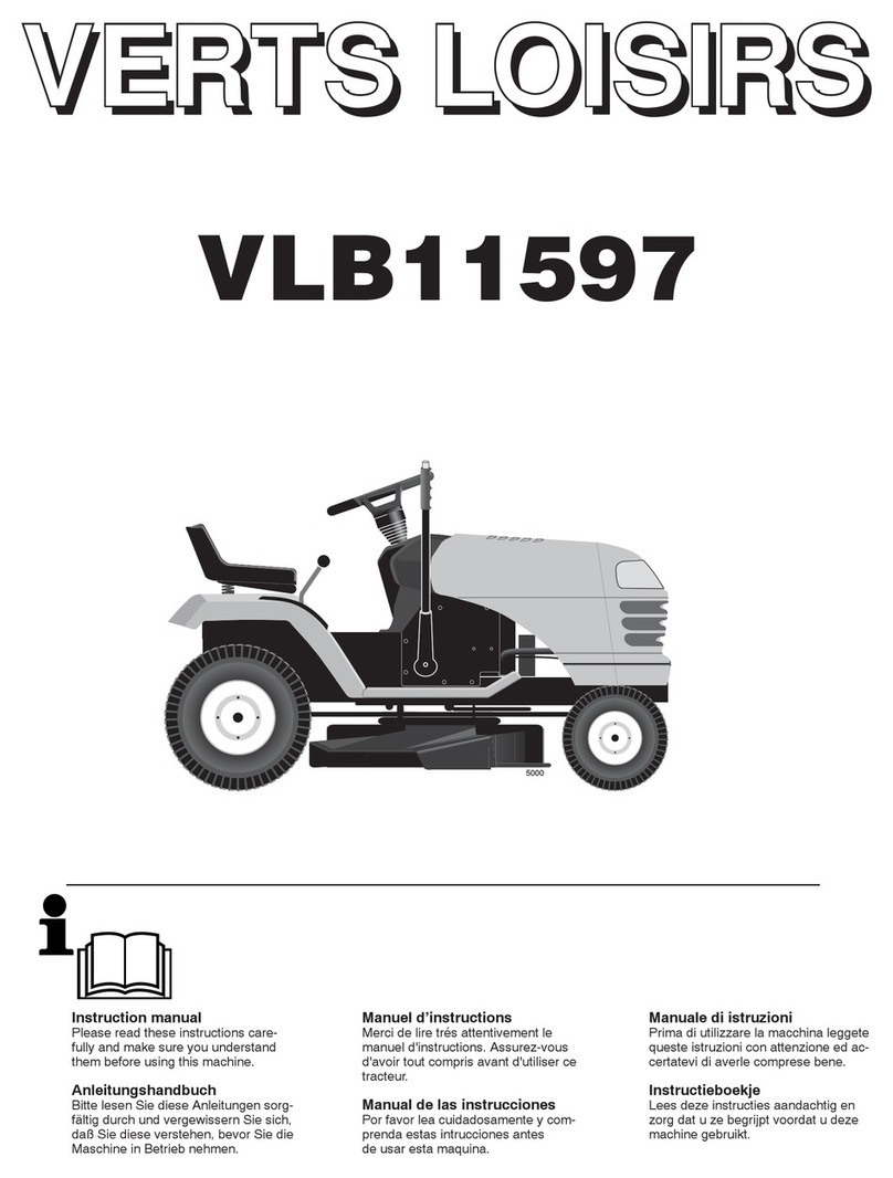 Verts Loisirs VLB11597 instruction manual