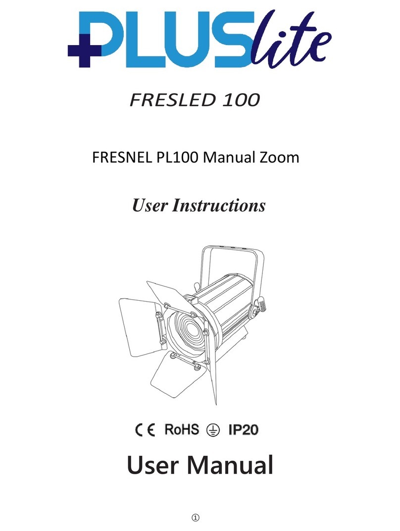 PLUSLITE FRESLED 100 User manual