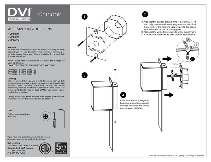 DVI Chinook DVP19370 Assembly instructions